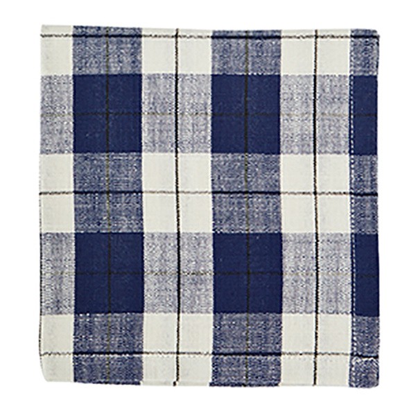Serviette de table en coton carreaux Willo 35x35 cm