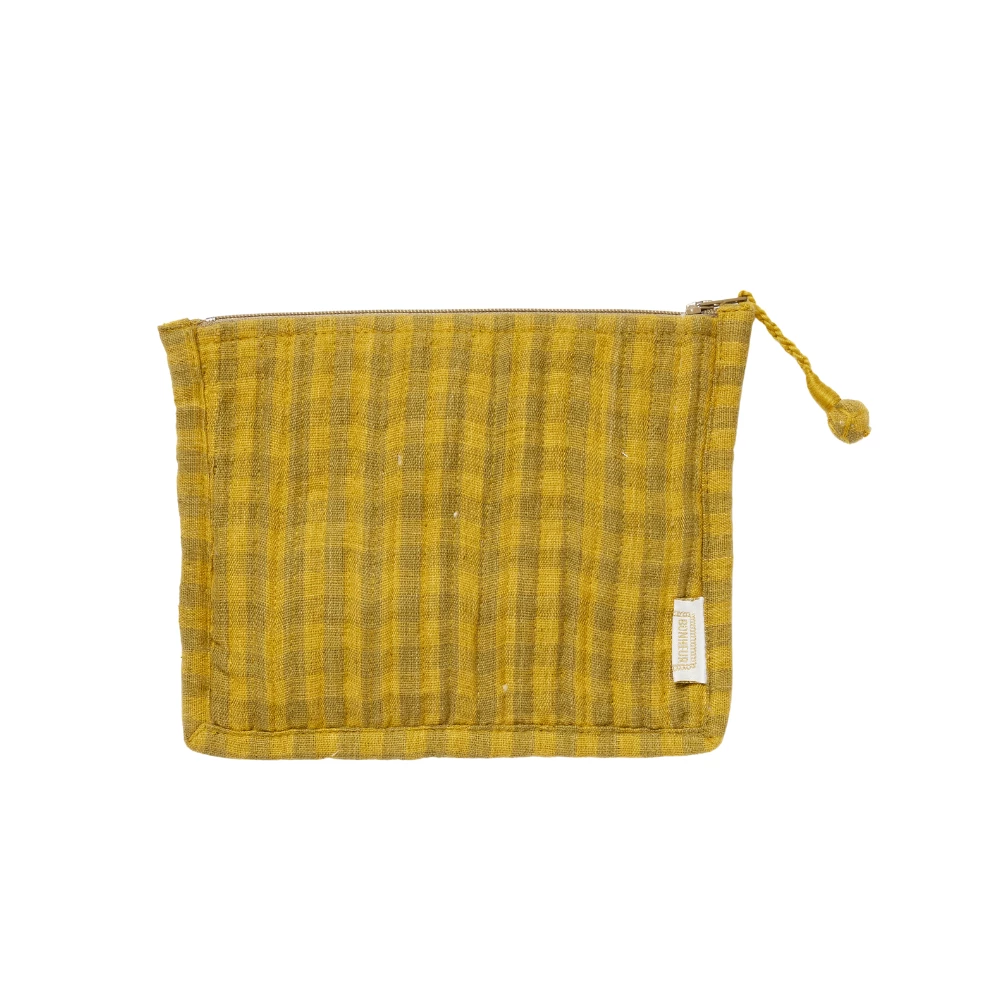 Petite pochette - Vichy Olive