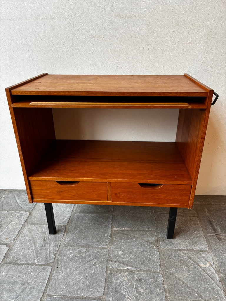 Petit meuble bar plateau amovible 73x36xH64cm