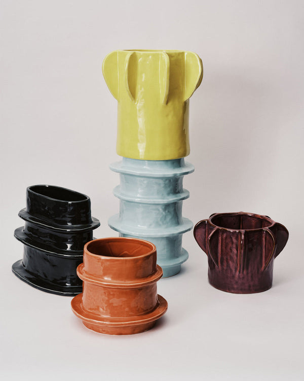 Pot de fleurs vase 04 Terre cuite 19.5x19.5x15.5