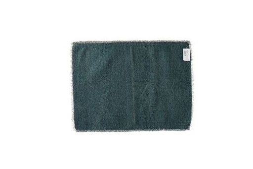 Set de table coton 50x35cm franges Frivole