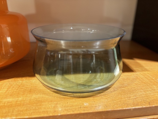 Bol verre centre de table d20x10(h)