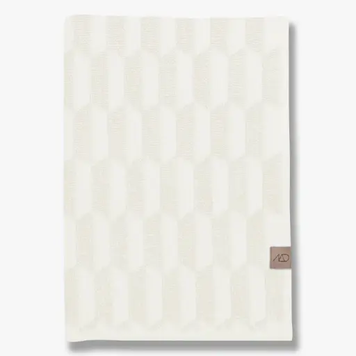 Geo essuie mette relief off white70x133