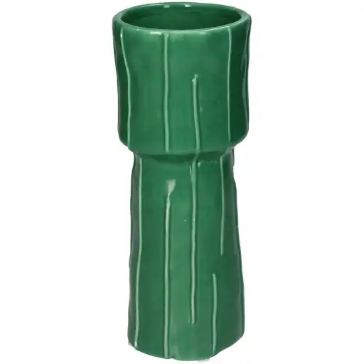 Vase Stoneware Vert 9x9xH22