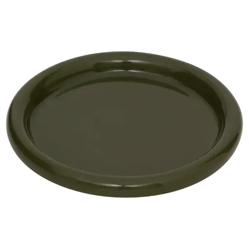 Assiette Curvada Kaki,Jaune ou Orange d: 22cm