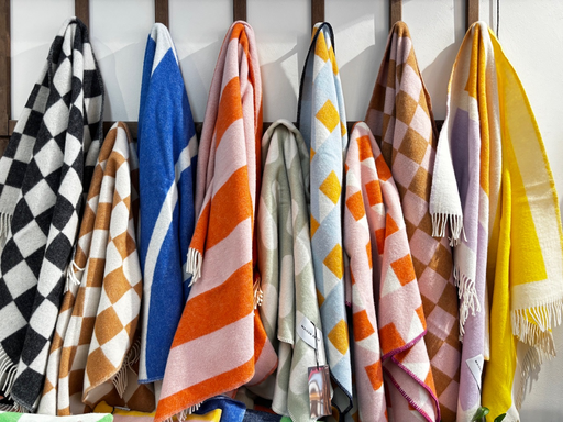 Plaid couverture en laine 130x200