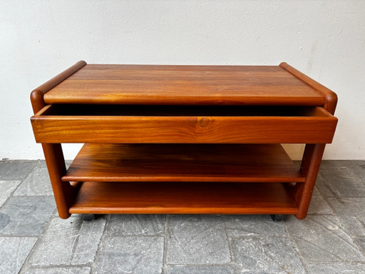 Meuble tv avec tiroir sur roulettes 81x41,5xH47cm