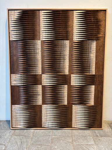 Tableau brun Relief Nora