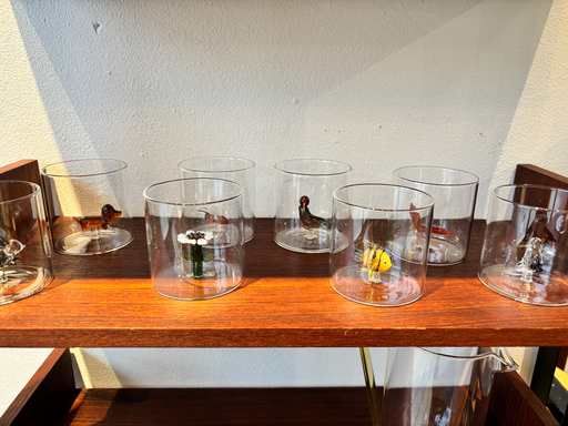 Verre en borosilicate avec figurine