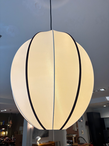 Lamp Shade Indochina Offwhite/Bordeaux oval