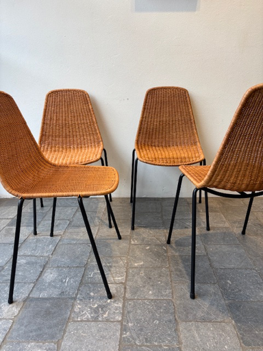 4 chaises corbeille Feelgood