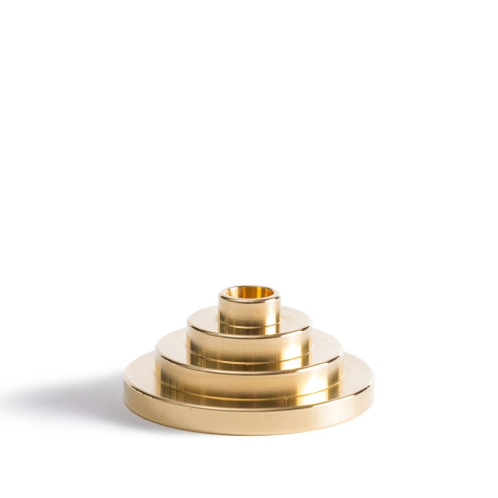 Bougeoir simple FOLIES 1925 en laiton massif