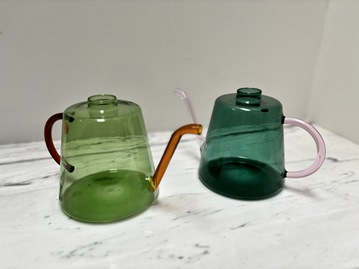 Arrosoir transparent en verre pour plantes