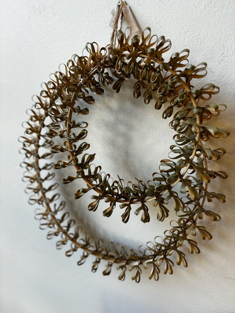 Couronne bambou Noël