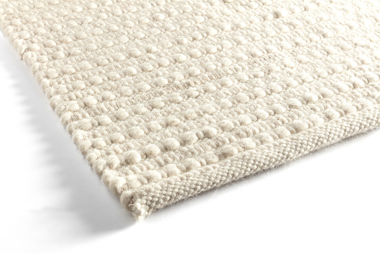 Tapis laine tissé main 614/001 (200x300, Ivory)