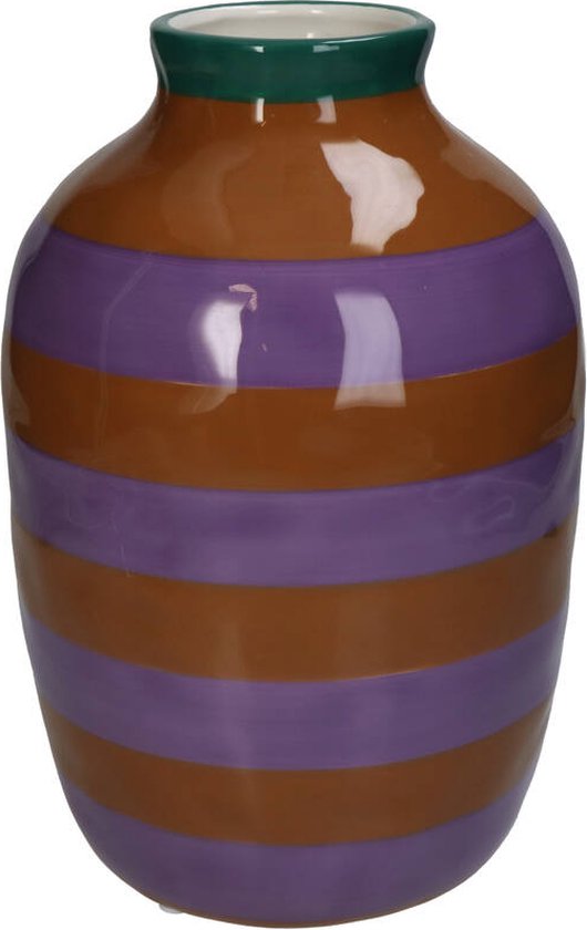 Vase lignes de couleur