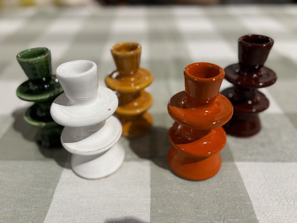 Bougeoir dansant en céramique