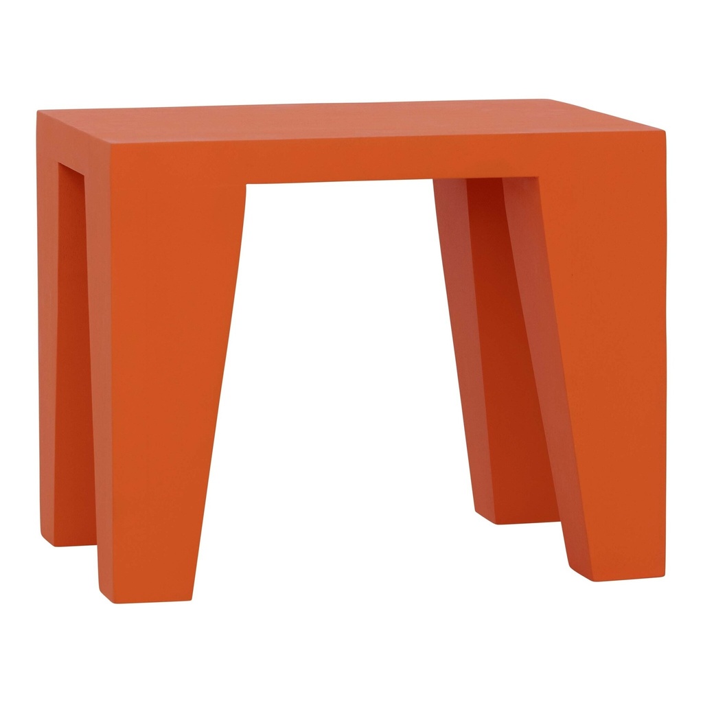 Table d'appoint Leon flame orange