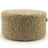 Pouf rond bouclette Vista