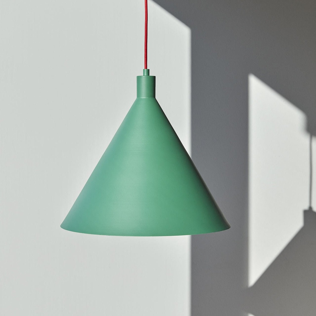 Suspension pendant Yama conique d40x35(h) (Vert)