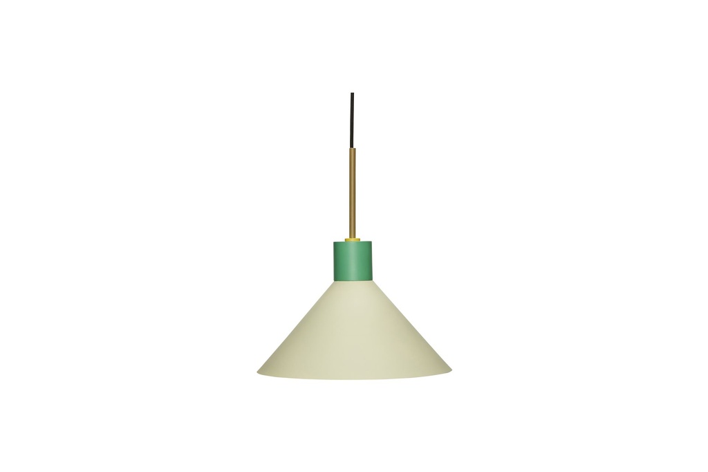 Suspension conique vert d35x38(h)