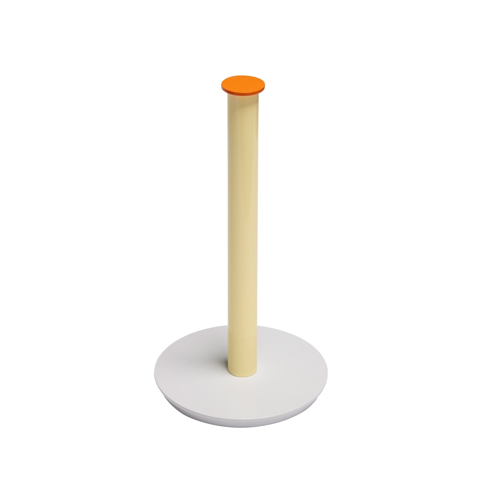 Porte essuie cuisine gris et jaune