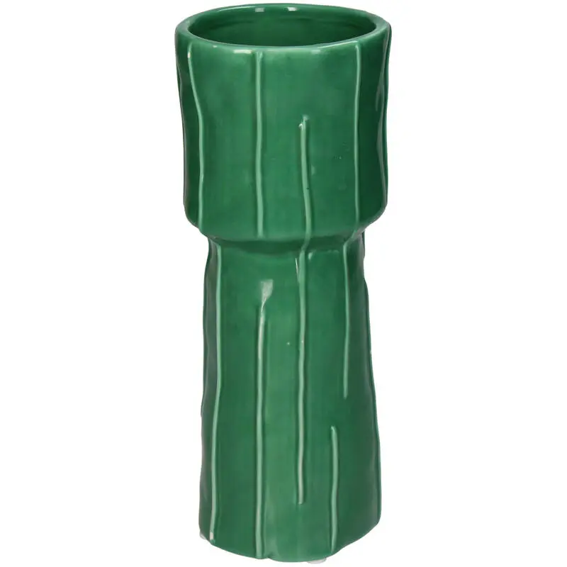 Vase Stoneware Vert 9x9xH22