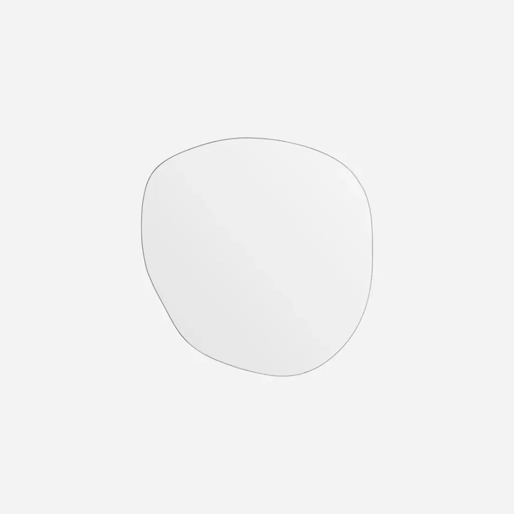 Miroir asymétrique Peme  56,3 cm, h : 60 cm