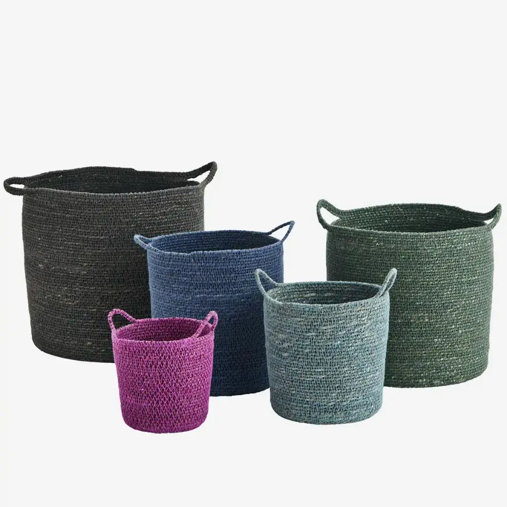 Panier Seagrass avec anses h17xd15