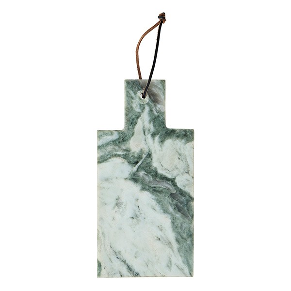 Planche à découper en marbre vert 15x30x1,5 cm