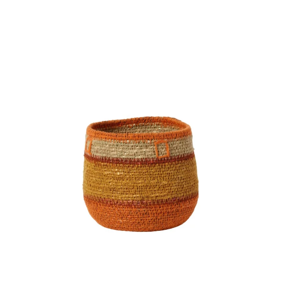 Panier - Petits carrés Maïs - 12c