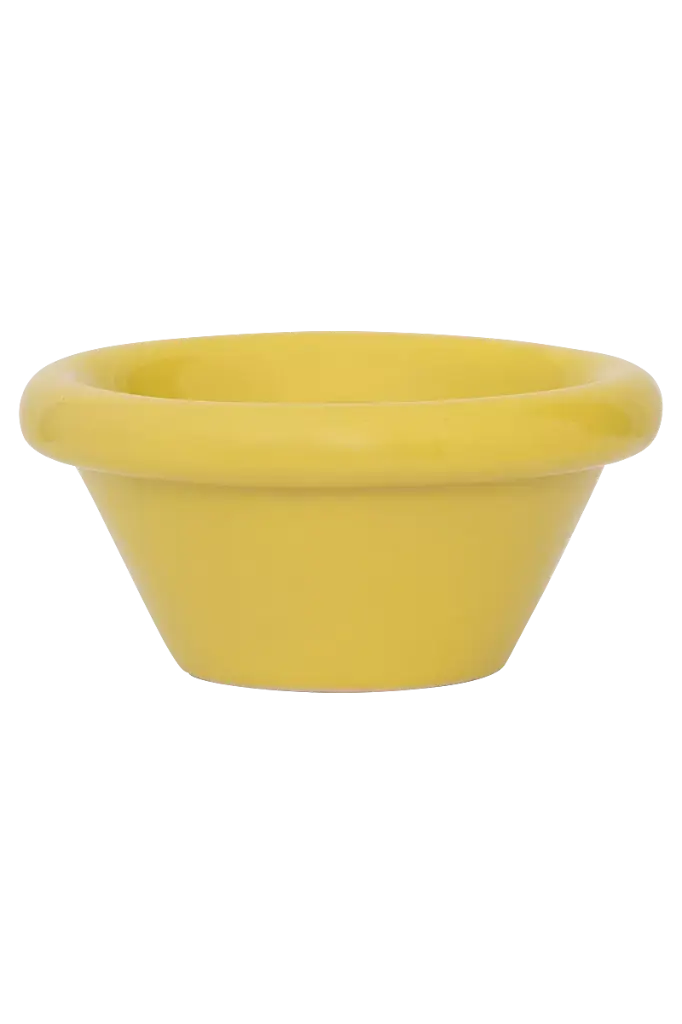 Bol Curvada Kaki, Jaune ou Orange  d:12.5 x 6 CM 
