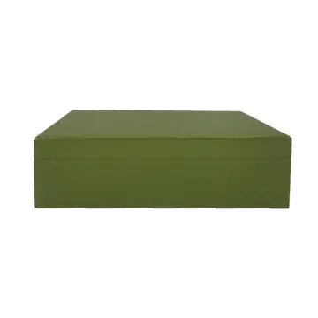 Boite à bijoux Kaki 24x16xh10