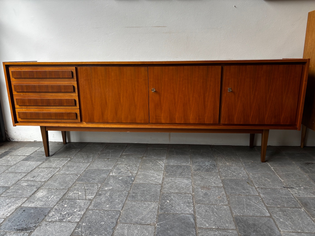 Longue enfilade tiroirs et portes 228,5x43,5xH81,5cm