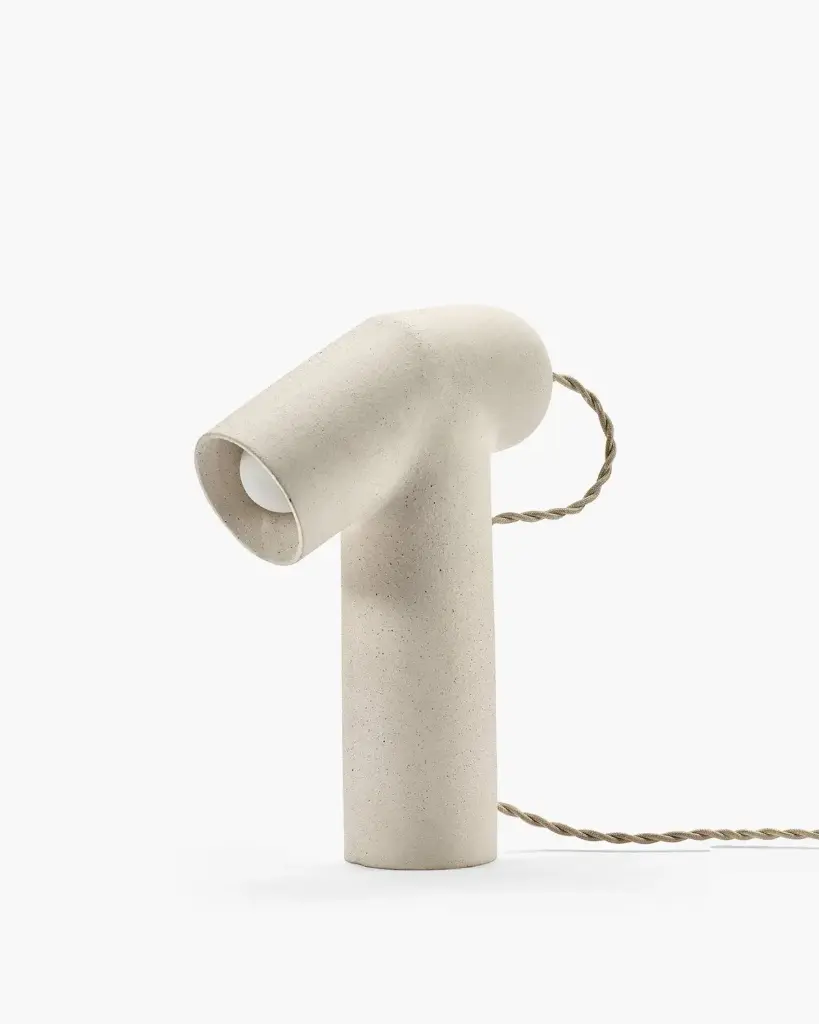 Lampe de table beige Maia L 18 W 8 H 27 CM