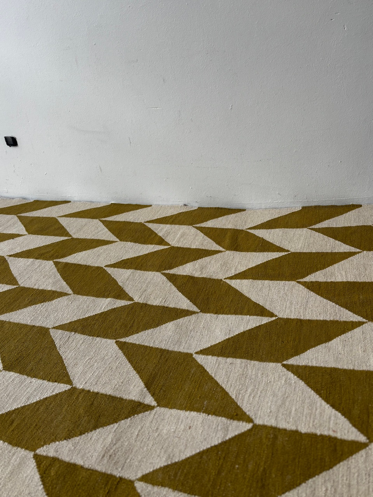 Tapis zigzag absinthe 288x203