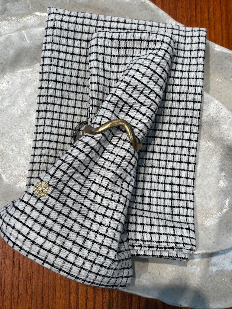 Lot de 2 serviettes Gustave 40x40