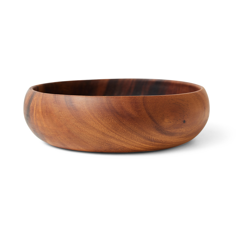 Plat en acacia 25,5x25,5x7,6cm