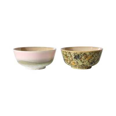 Bol à Ramen céramique 70's 19x19x8,5cm