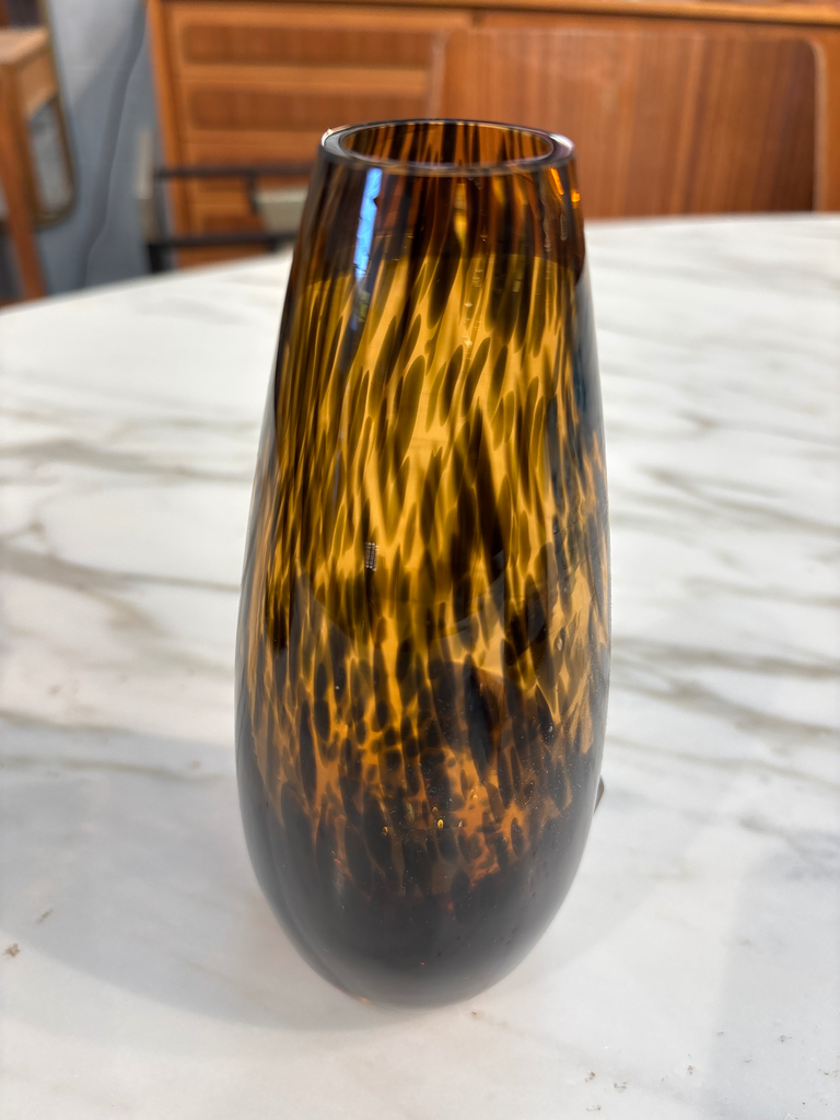 Haut vase léopard d7.5x19