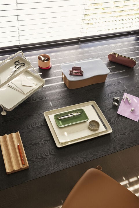 Boite Amare Organiser Large Brown/Light blue 33x19xh9cm