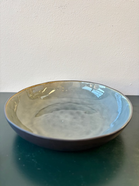 Plat Salad bowl grey crackeled