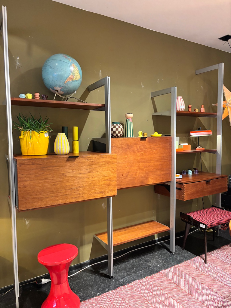 Bibliothèque modules de George Nelson modèle CSS 250x47xH220cm