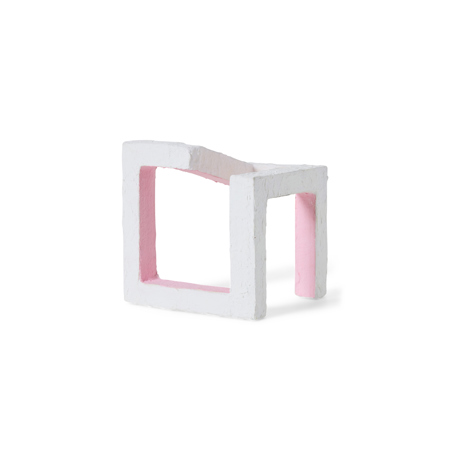 Paper object: After constructivism rose blanc