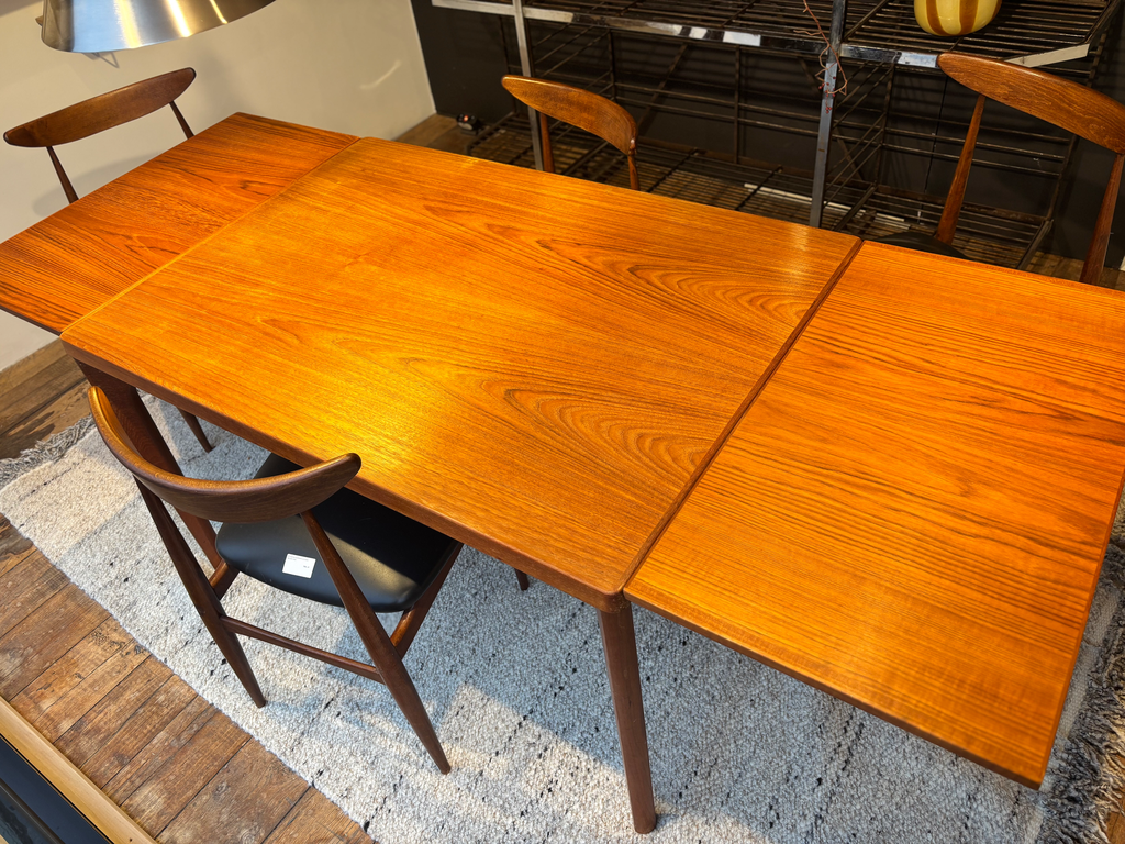 Table danoise 2 allonges de Vejle &STOLE 119x84xh72 +2x45