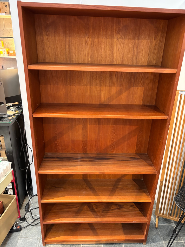 Grande bibliothèque vintage en teck 100x30xH2m