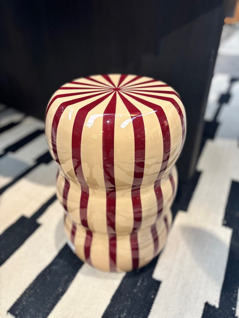 Tabouret Candice ceramique lignes