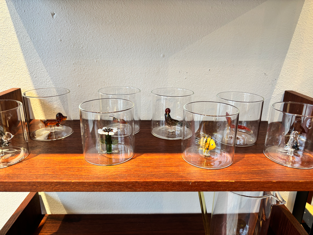 Verre en borosilicate avec figurine