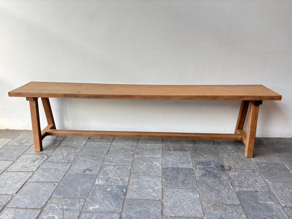 Banc en chêne 180x29xh46