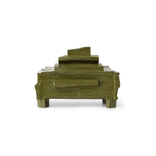 Boite de Teun Zwets moss bois de sungkaï laqué